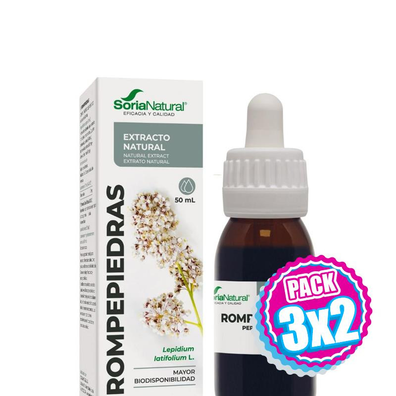 Pack 3x2 EXTRACTO DE ROMPEPIEDRAS 50ML SORIA NATURAL