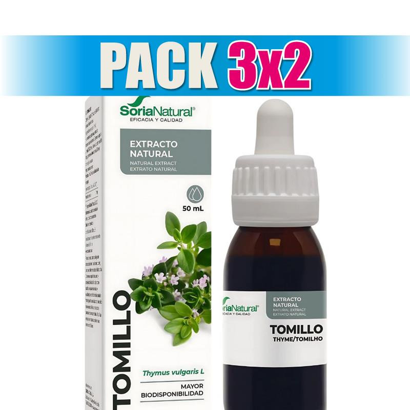 Pack 3x2 EXTRACTO DE TOMILLO 50ML SORIA NATURAL