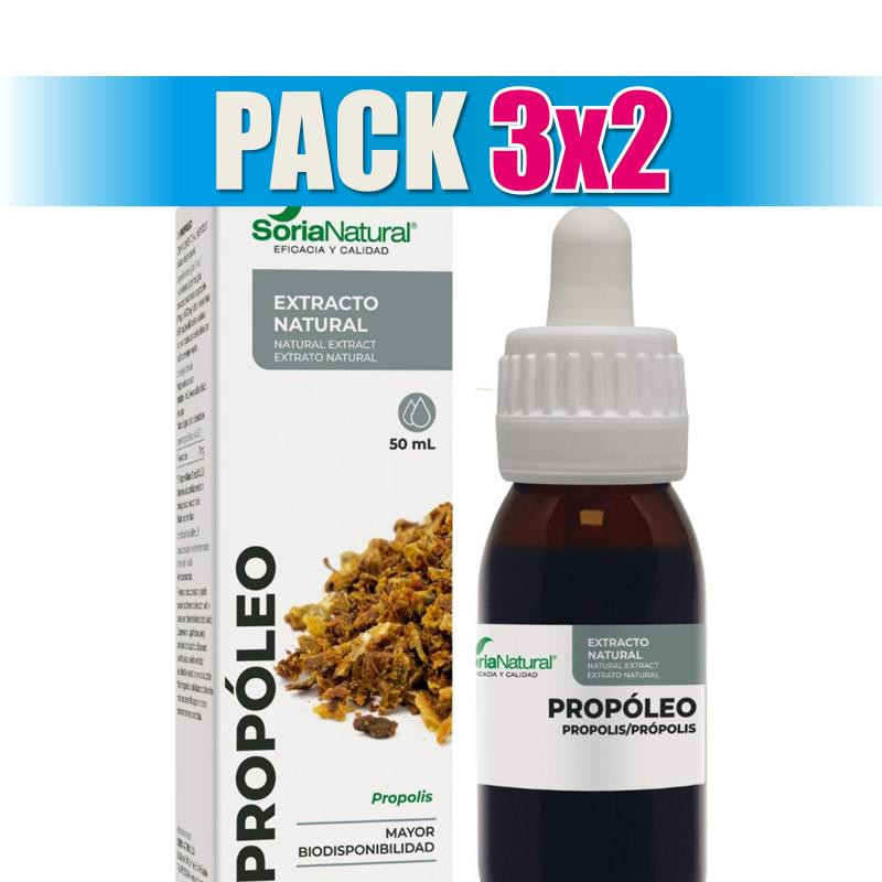 Pack 3x2 EXTRACTO DE PROPÓLEO 50ML SORIA NATURAL