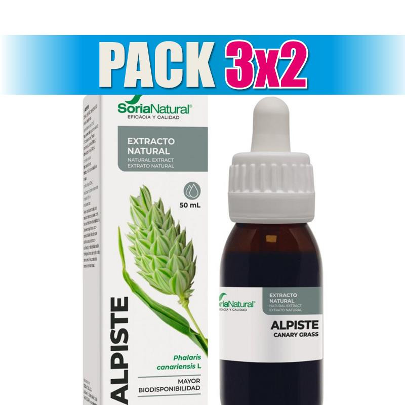 Pack 3x2 EXTRACTO DE ALPISTE 50ML SORIA NATURAL