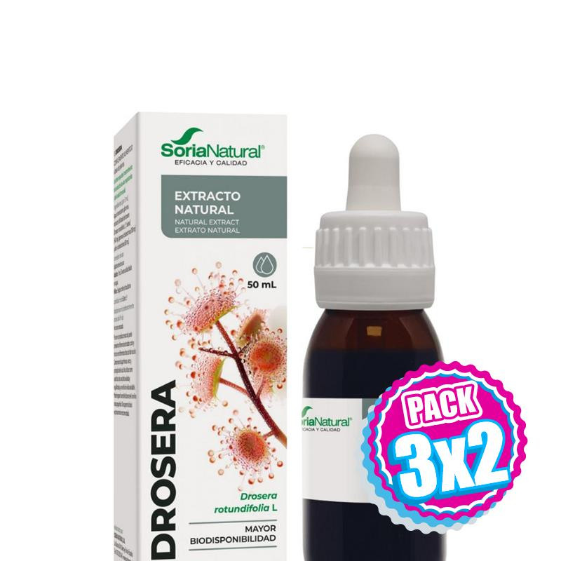 Pack 3x2 EXTRACTO DE DROSERA 50ML SORIA NATURAL