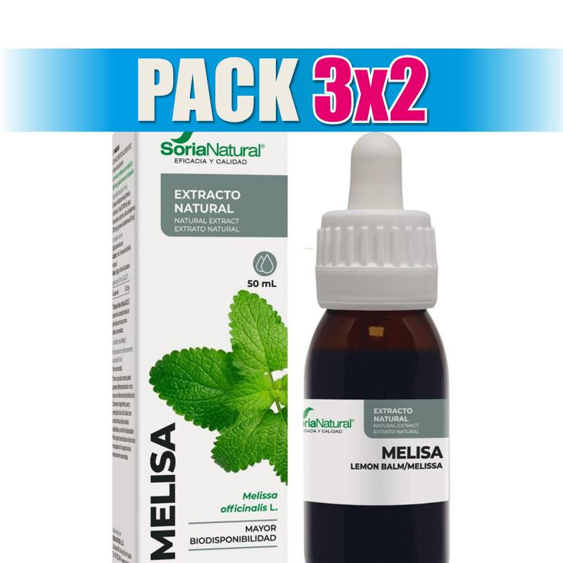 Pack 3x2 EXTRACTO DE MELISA 50ML SORIA NATURAL