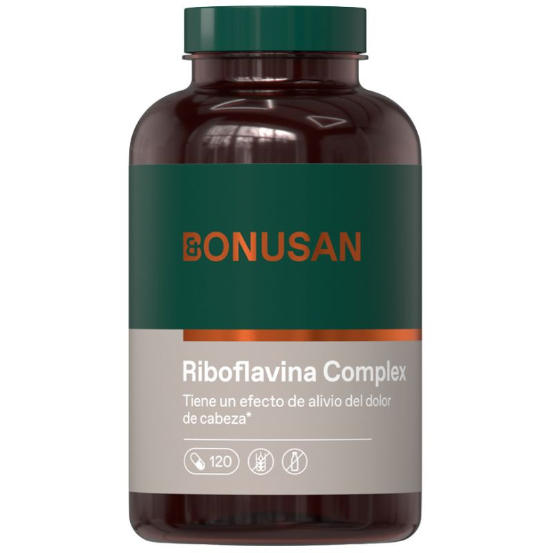 RIBOFLAVINA PLUS 120 CÁPSULAS BONUSAN