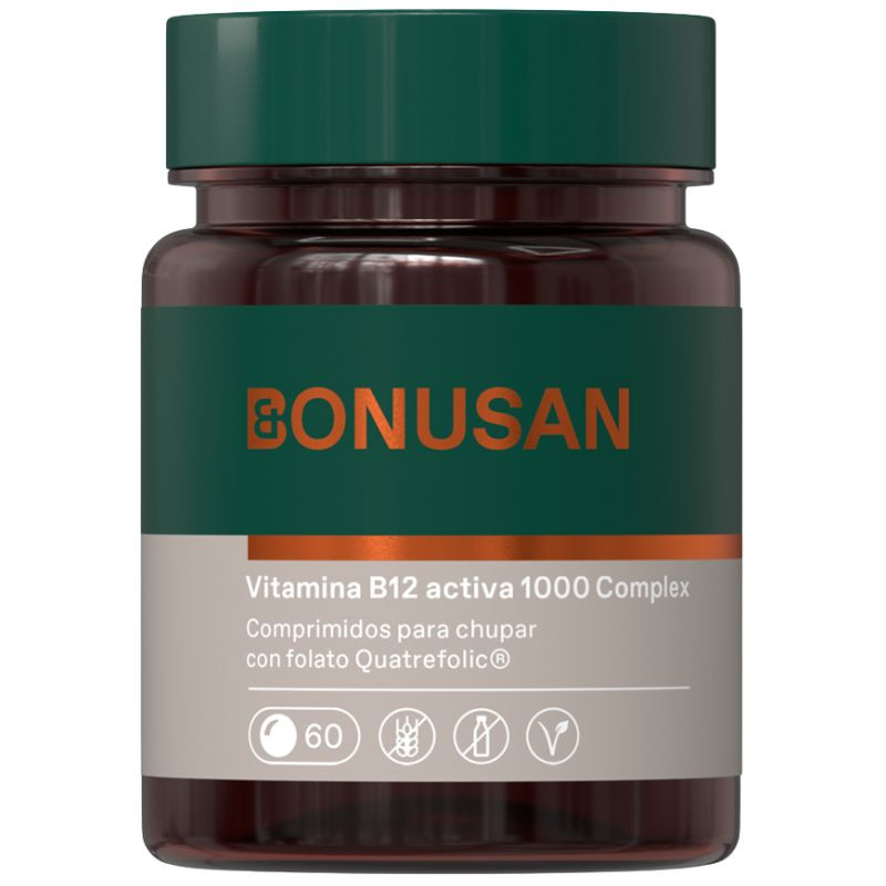 VITAMINA B12 ACTIVA 1000Mcg 60 COMPRIMIDOS BONUSAN