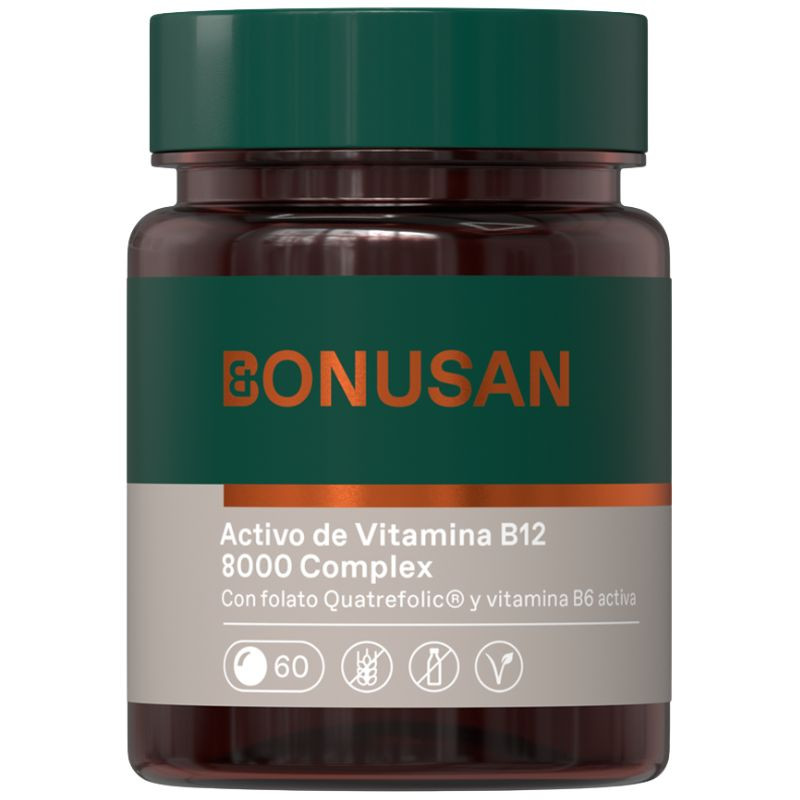 VITAMINA B12 ACTIVA 8000MCG 60 COMPRIMIDOS BONUSAN