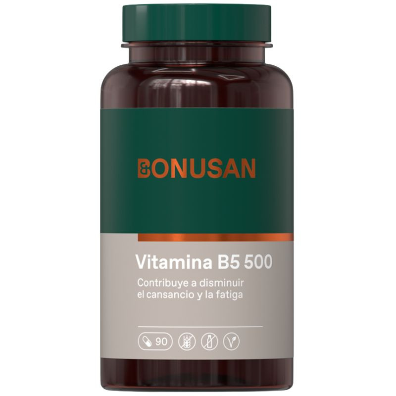 VITAMINA B5 PANTOTENICO 500Mg. 90 TABLETAS BONUSAN