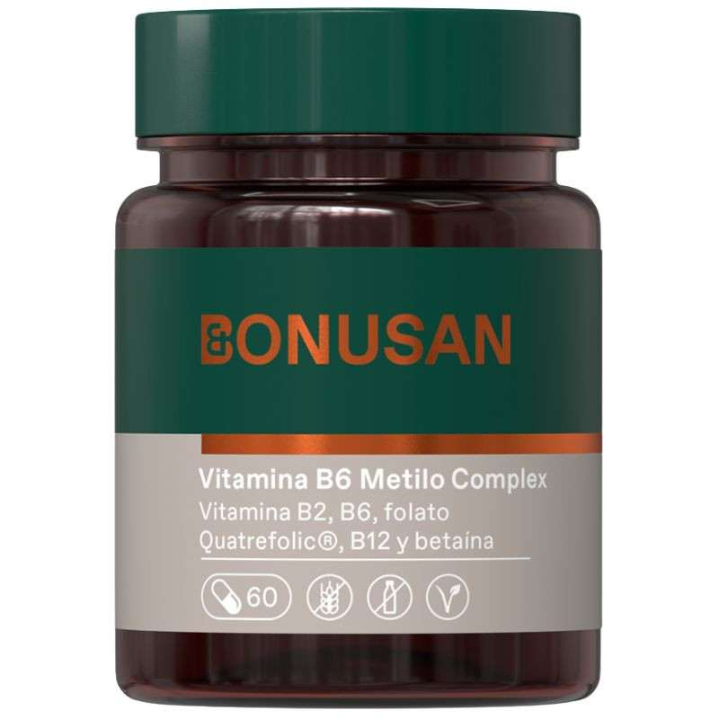 VITAMINA B6 COMPLEJO DE METILO 60 CAPSULAS BONUSAN