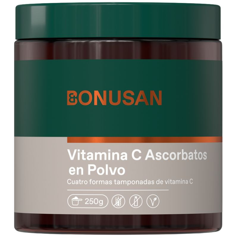 VITAMINA C EN POLVO (ASCORBATOS) 250Gr. BONUSAN