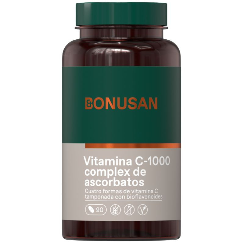 VITAMINA C1000 COMPLEJO ASCROBATO 90COMPRIMIDOS BONUSAN