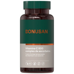 VITAMINA C-500 COMPLEJO DE ASCORBATOS 90 CÁPSULAS BONUSAN