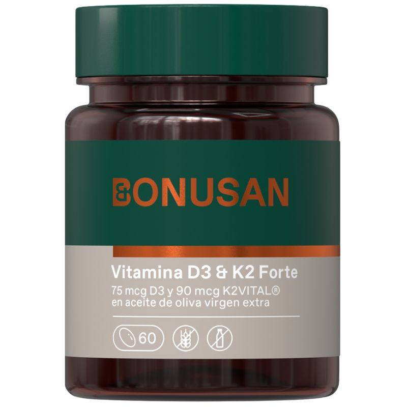 VITAMINA D3 & K2 60 PERLAS BONUSAN