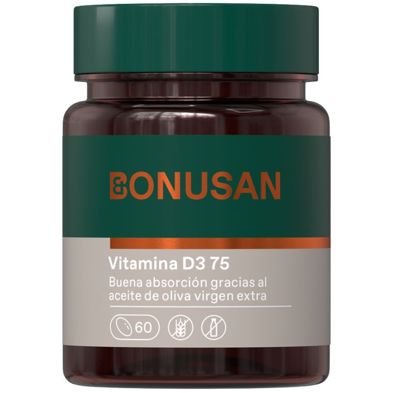 VITAMINA D3 75Mcg/3000UI 60 CAPSULAS BONUSAN
