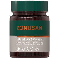 VITAMINA K2 100 MCG PLUS 60 TABLETAS BONUSAN