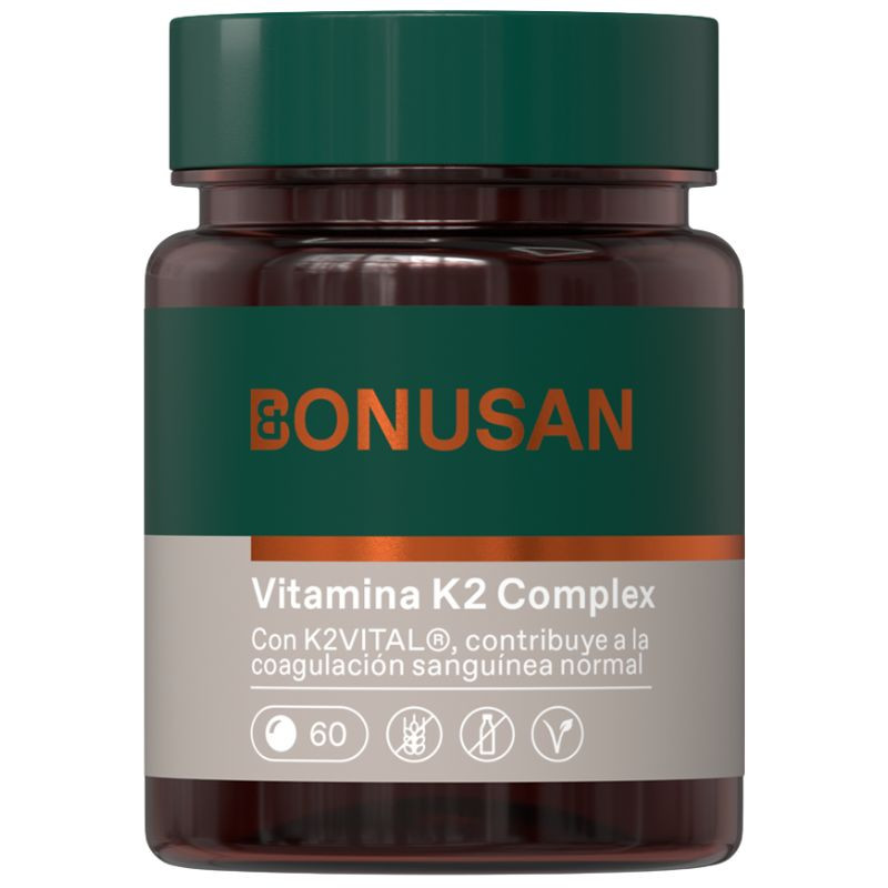 VITAMINA K2 100 MCG PLUS 60 TABLETAS BONUSAN