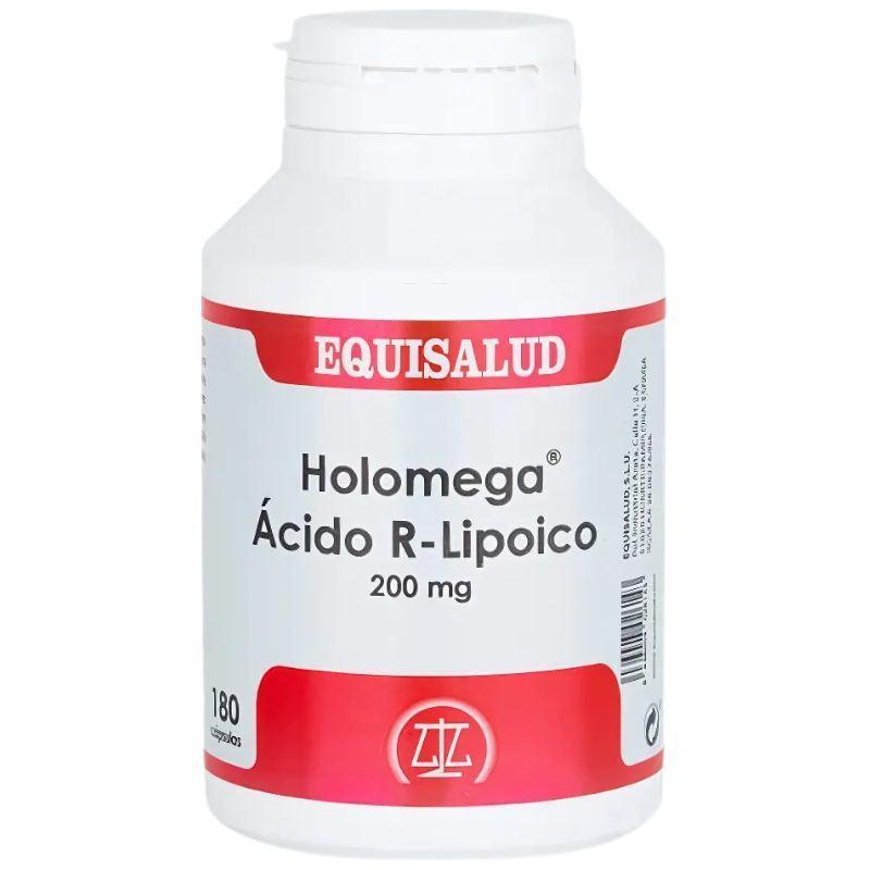 HOLOMEGA ÁCIDO R-LIPOICO 180 CÁPSULAS EQUISALUD