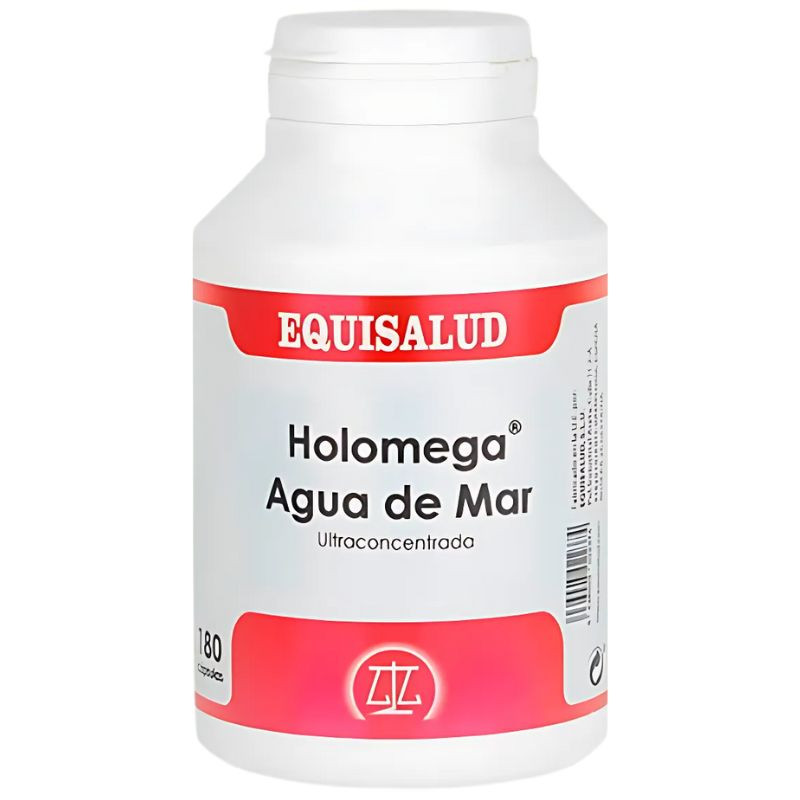 HOLOMEGA AGUA DE MAR ULTRACONCENTRADA 180 CÁPSULAS EQUISALUD