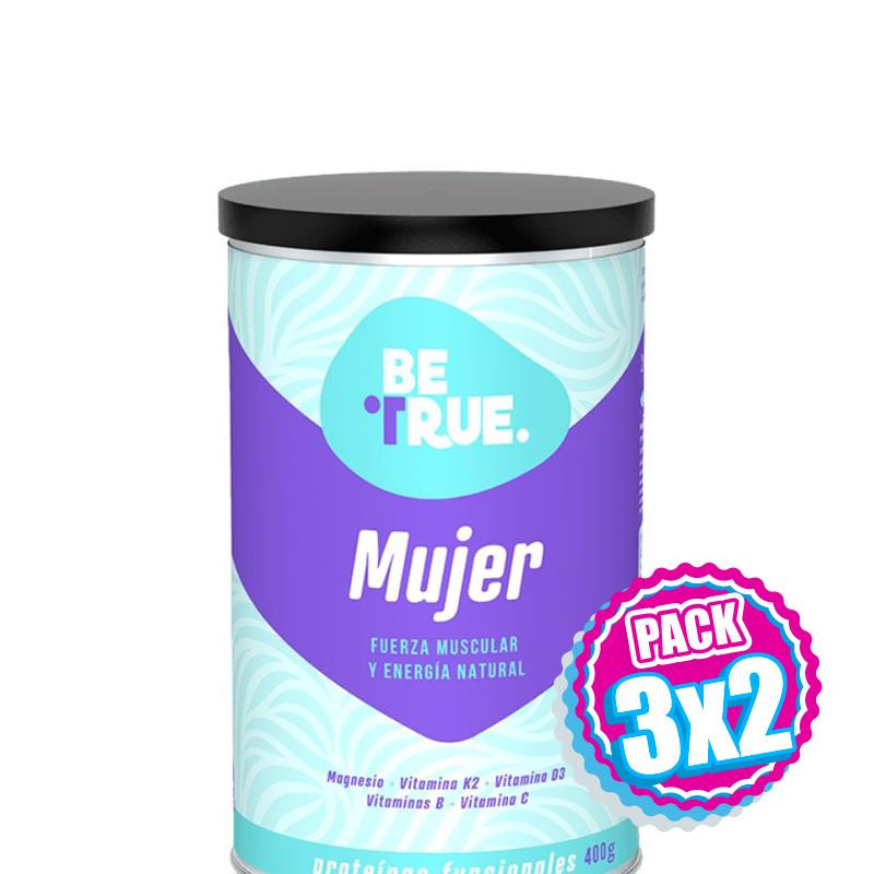 Pack 3x2 BE TRUE MUJER 400G TONGIL
