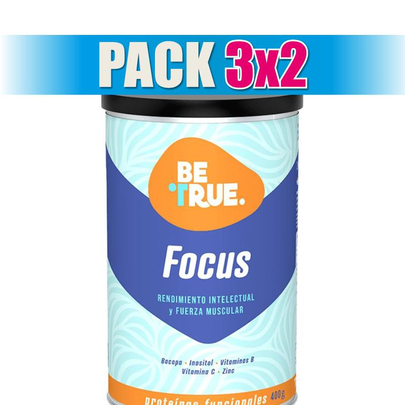 Pack 3x2 BE TRUE FOCUS 400G TONGIL