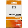 INCIENSO NATURAL DE MANGO 15 CONOS SYS