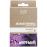 INCIENSO NATURAL DE WHITE MUSK 15 CONOS SYS