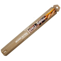 INCIENSO NATURAL DE CANELA-NARANJA 20 STICKS SYS