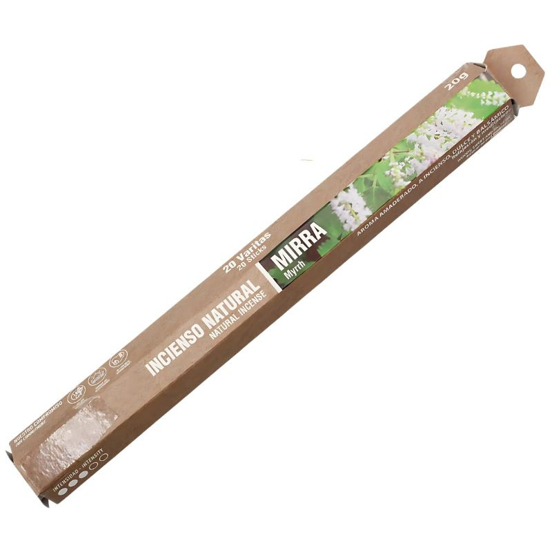 INCIENSO NATURAL DE MIRRA 20 STICKS SYS