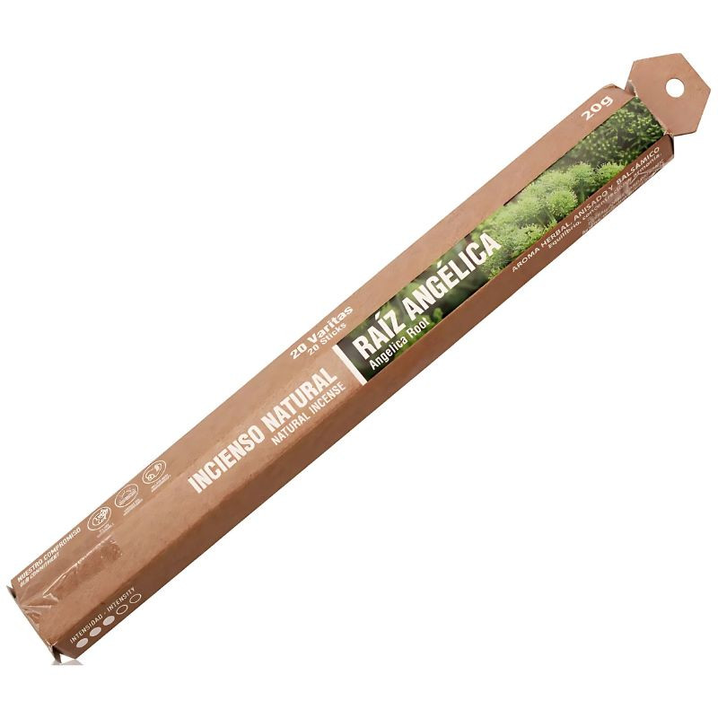 INCIENSO NATURAL DE RAÍZ ANGÉLICA 20 STICKS SYS