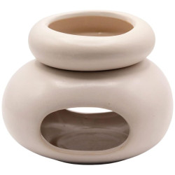QUEMADOR DE INCIENSO ZEN CERÁMICA BLANCA SYS