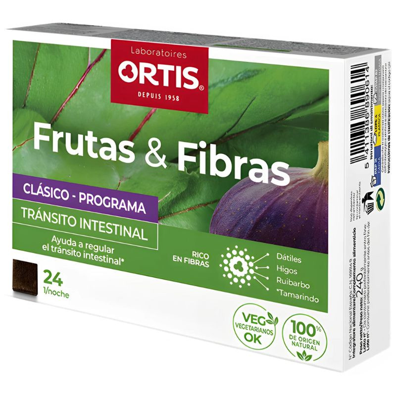 FRUTAS Y FIBRA CLASICO 12 CUBOS ORTIS