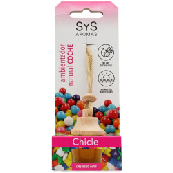 AMBIENTADOR NATURAL DE COCHE AROMA CHICLE 7ML SYS