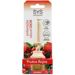 AMBIENTADOR NATURAL DE COCHE AROMA FRUTOS ROJOS 7ML SYS
