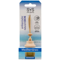 AMBIENTADOR NATURAL DE COCHE AROMA MEDITERRÁNEO 7ML SYS