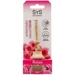 AMBIENTADOR NATURAL DE COCHE AROMA ROSAS 7ML SYS