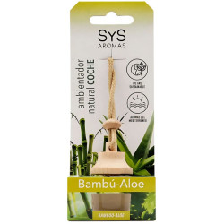AMBIENTADOR NATURAL DE COCHE AROMA BAMBÚ-ALOE 7ML SYS