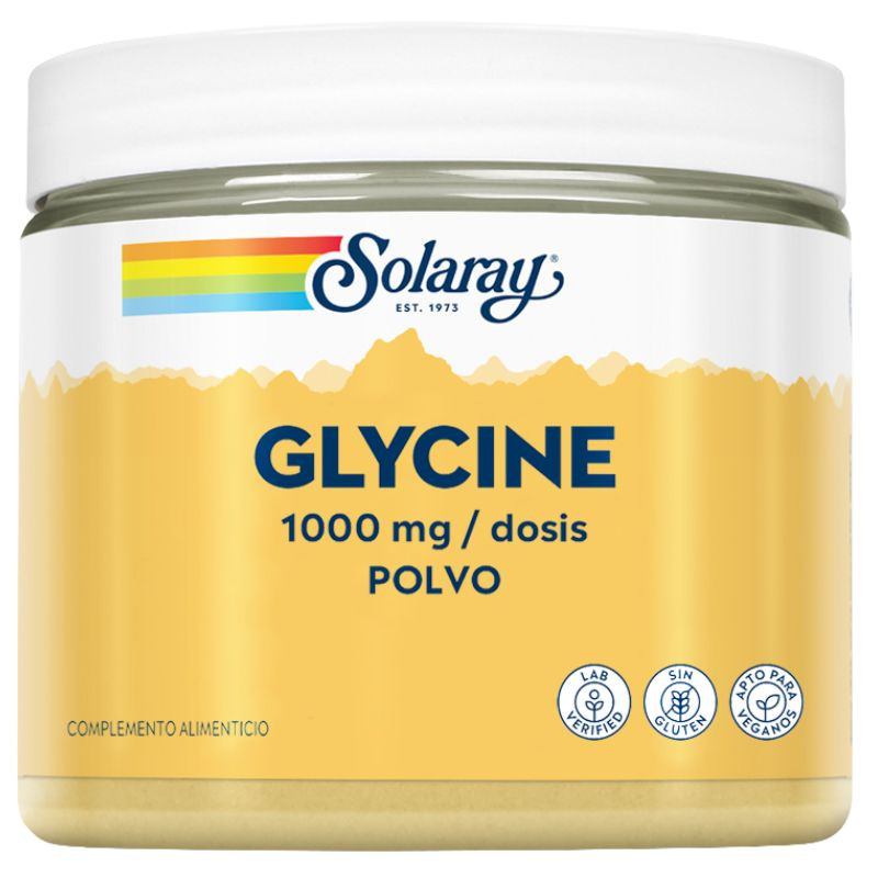GLYCINE EN POLVO 1000MG 400G SOLARAY