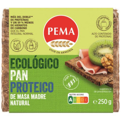 PAN PROTEICO DE MASA MADRE NATURAL 250G PEMA