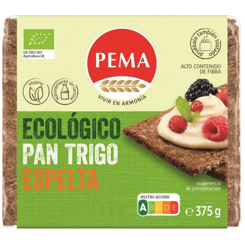 PAN TRIGO ESPELTA INTEGRAL 375G PEMA