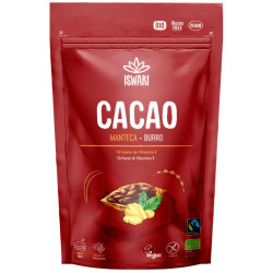 MANTECA DE CACAO BIO 125G ISWARI