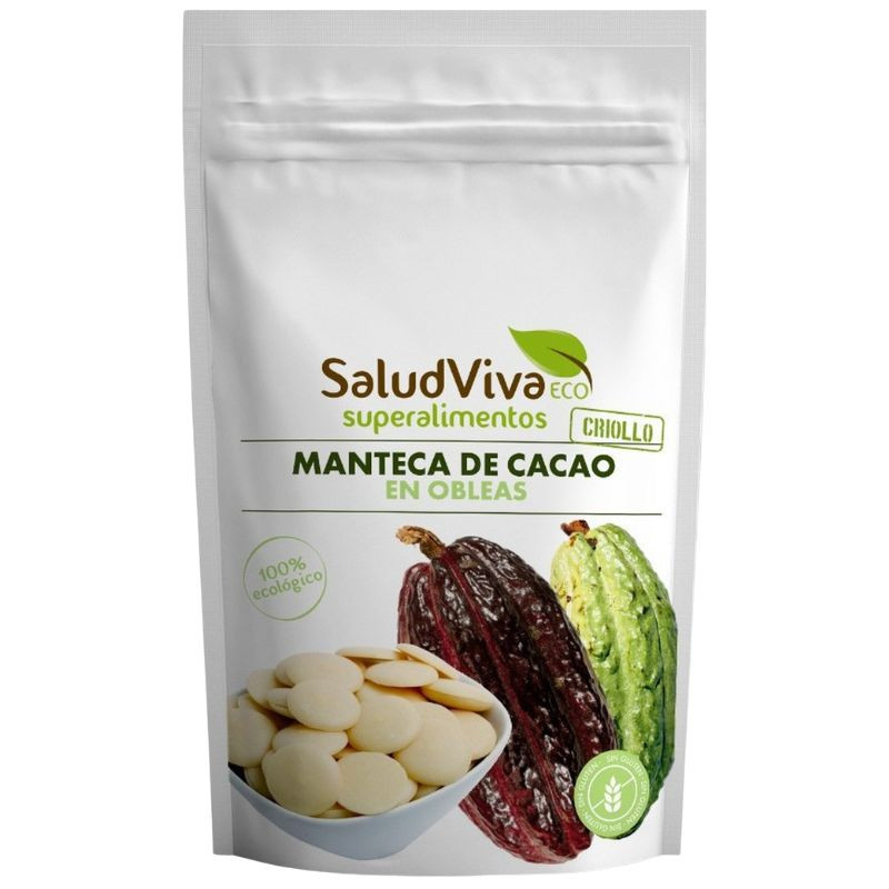 MANTECA DE CACAO EN OBLEAS ECO 100G SALUD VIVA