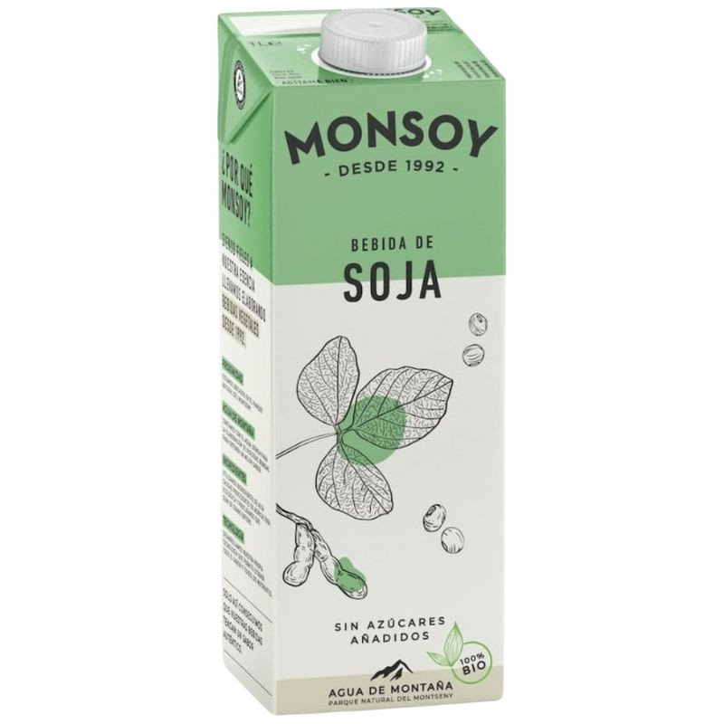 BEBIDA DE SOJA BIO 1Lt. MONSOY
