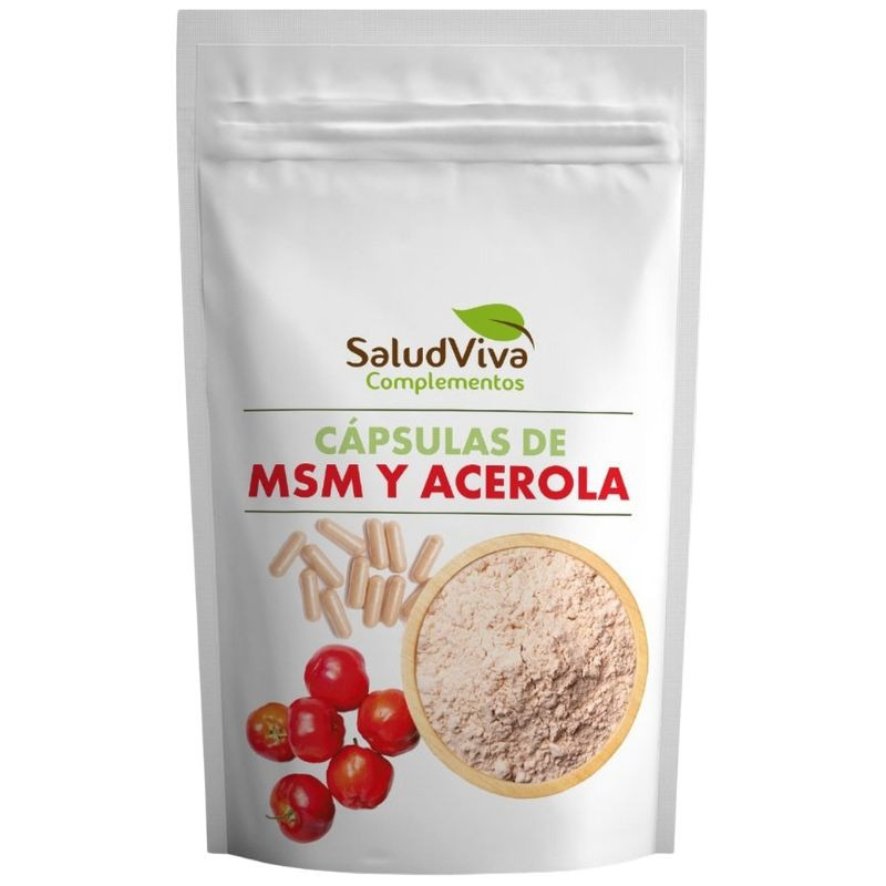 CAPSULAS DE MSM Y ACEROLA 119Gr SALUD VIVA
