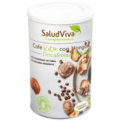 CAFE SOLUBLE DESCAFEINADO KETO CON HONGOS ECO 150Gr SALUD VIVA