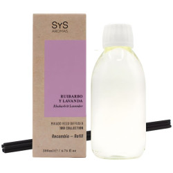 RECAMBIO MIKADO 1991 RUIBARBO Y LAVANDA 200ML+PALOS SYS