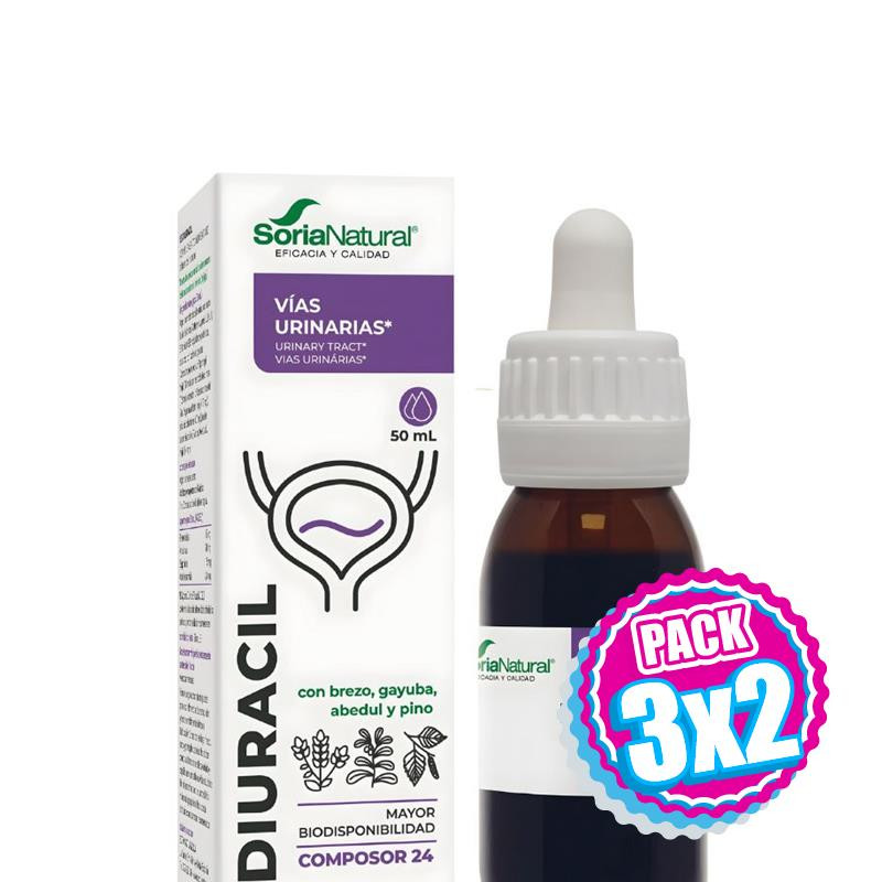 Pack 3x2 COMPOSOR 24  DIURACIL 50Ml SORIA NATURAL