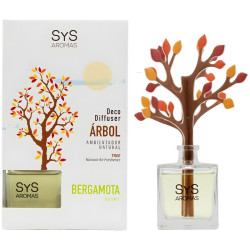 AMBIENTADOR DIFUSOR ÁRBOL DE BERGAMOTA 90ML SYS