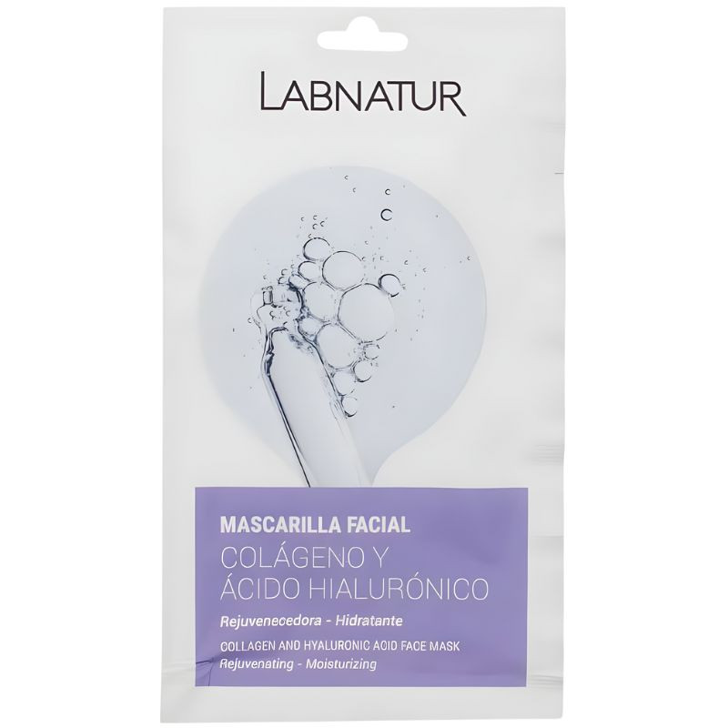MASCARILLA FACIAL DE COLÁGENO Y ÁCIDO HIALURÓNICO 15ML LABNATUR