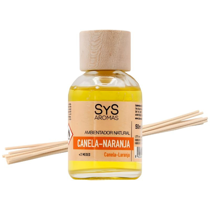 AMBIENTADOR MIKADO CANELA-NARANJA 50ML SYS