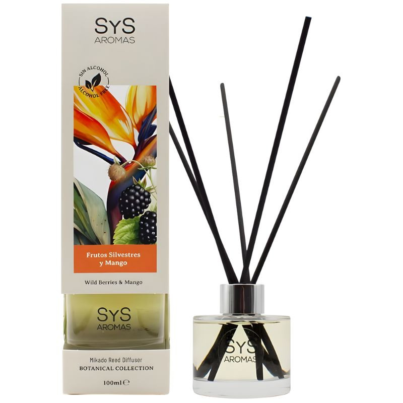 AMBIENTADOR MIKADO BOTANICAL FRUTOS SILVESTRES Y MANGO 100ML SYS