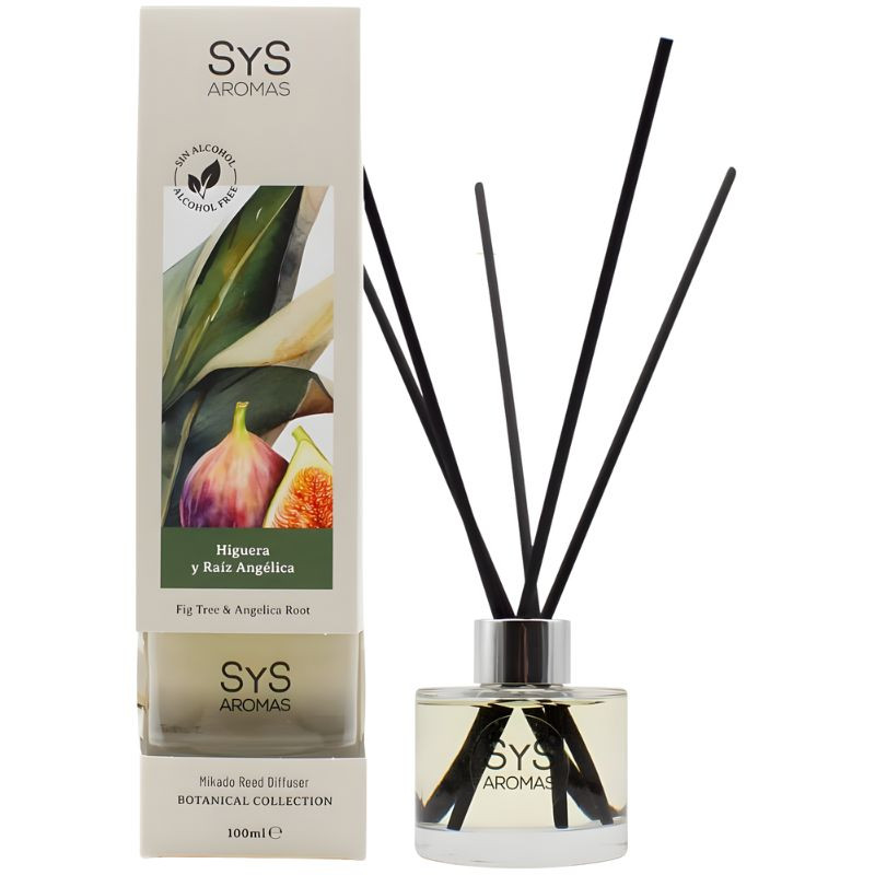 AMBIENTADOR MIKADO BOTANICAL HIGUERA Y RAÍZ ANGÉLICA 100ML SYS