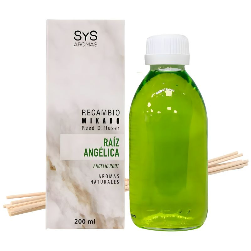 RECAMBIO MIKADO RAÍZ ANGÉLICA 200ML+PALOS SYS